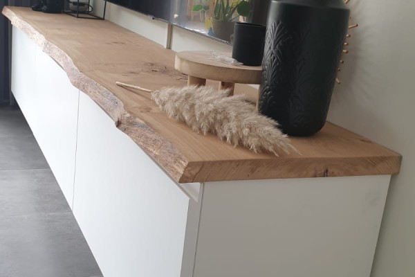 Maatwerk plank voor IKEA-meubel