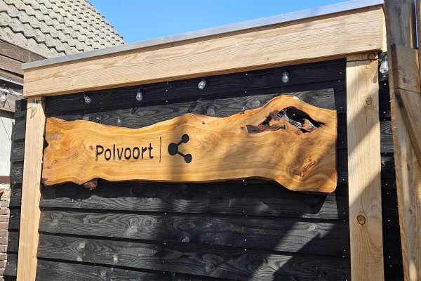 Reclamebord Polvoort